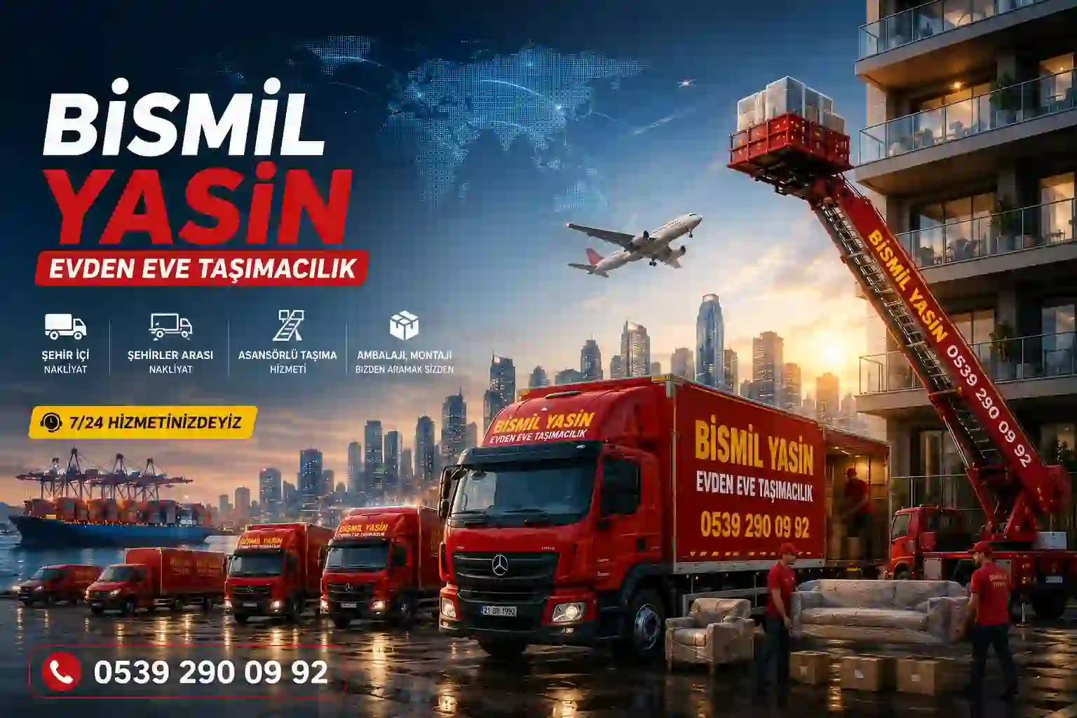 Bismil şehir içi ve şehirler arası nakliyat hizmeti