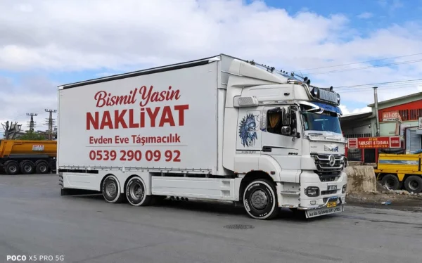 Bismil Kapalı kasa nakliye kamyonu